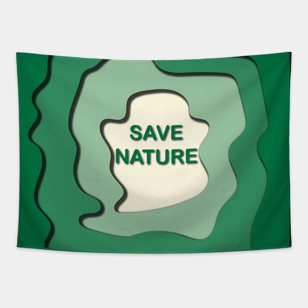 Save nature Tapestry by Evgenija.S