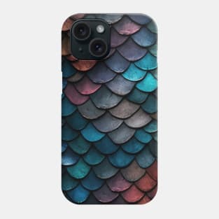 Colorful Dragon Scale Pattern Design Phone Case