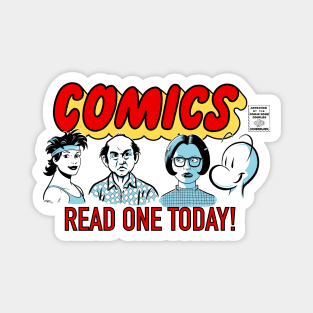 Comics: Read One Today - Iconic Indie Characters Magnet