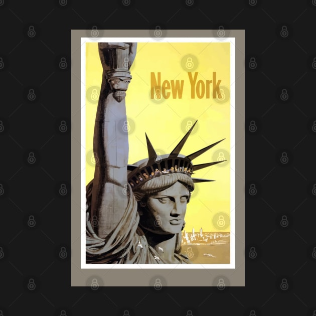 New York Travel Poster by TooplesArt