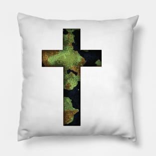 Christian Faith Cross Pillow