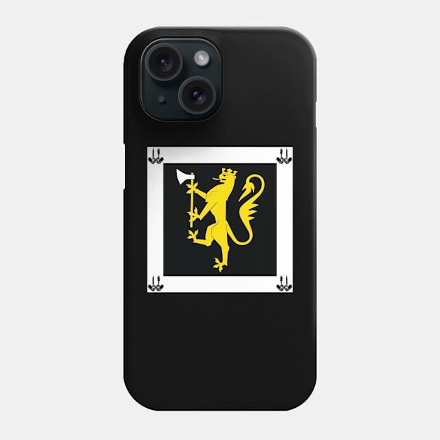 Standard of the Hærens Våpenskole Phone Case by Wickedcartoons