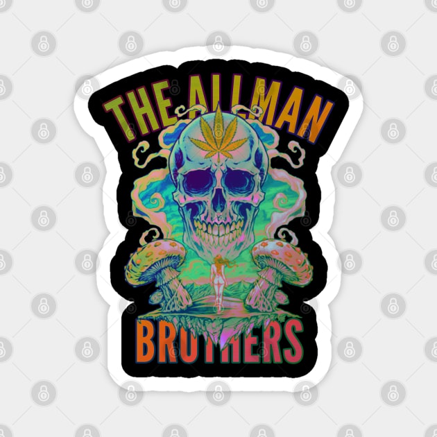 Allman brothers vintage Magnet by 29Butterfly_Studio