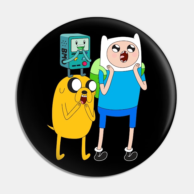 Finn Jake BMO Pin by Plushism