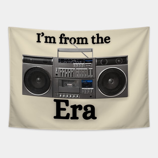 Im from the boombox era Tapestry by Deisgns by A B Clark 