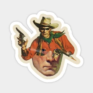 Cowboyman Head Magnet