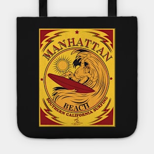 MANHATTAN BEACH CALIFORNIA SURFING Tote