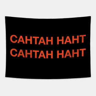 Cahtah Haht - Orange Tapestry