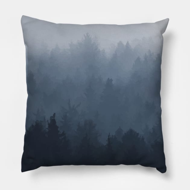 Foggy Pillow by NJORDUR