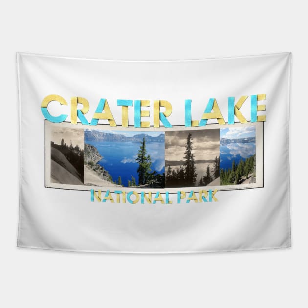 Crater Lake National Park Tapestry by teepossible