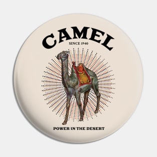 The Camel Power in the desert Pin