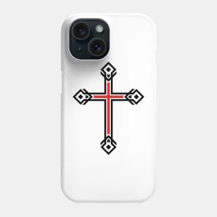 Cross of the Lord and Savior Jesus Christ, a symbol of crucifixion and salvation. Phone Case