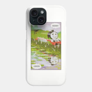Henry the Green Engine Vintage Card Phone Case