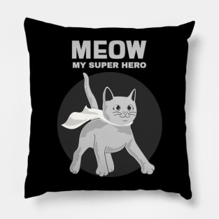 Cat Moew Hero Pillow