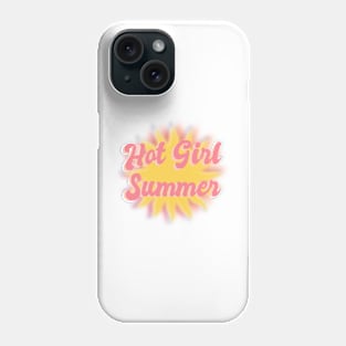 hot girl summer sun - large Phone Case