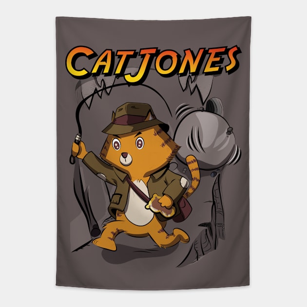 Cat Jones Tapestry by HarlinDesign