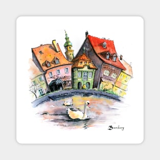 Little Venice in Bamberg, Bavaria, southern Germany Magnet