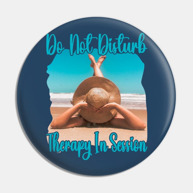 Do Not Disturb, Therapy in Session Pin by Blended Designs
