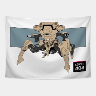 Mechasys Quadruped Mecha Tapestry