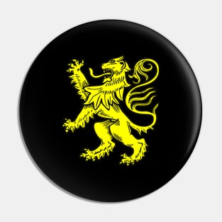 Lion coat of arms Pin