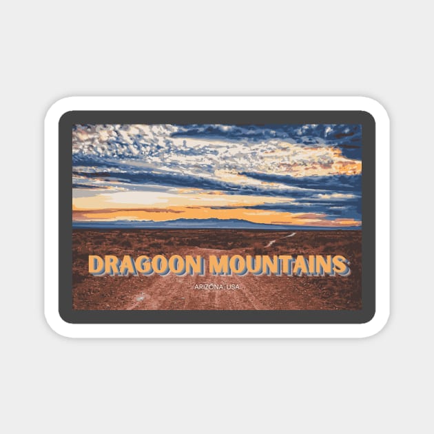 Dragoon Mountains, Arizona Magnet by Gestalt Imagery
