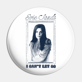 Evie Sands // Vintage Style Retro Fan Art Pin