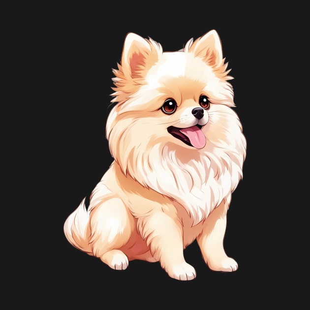 Fluffball Love Pomeranian Puppy by animegirlnft