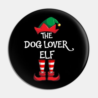 Dog Lover Elf Matching Family Christmas Pin