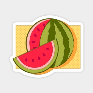 The cute juicy watermelon Magnet