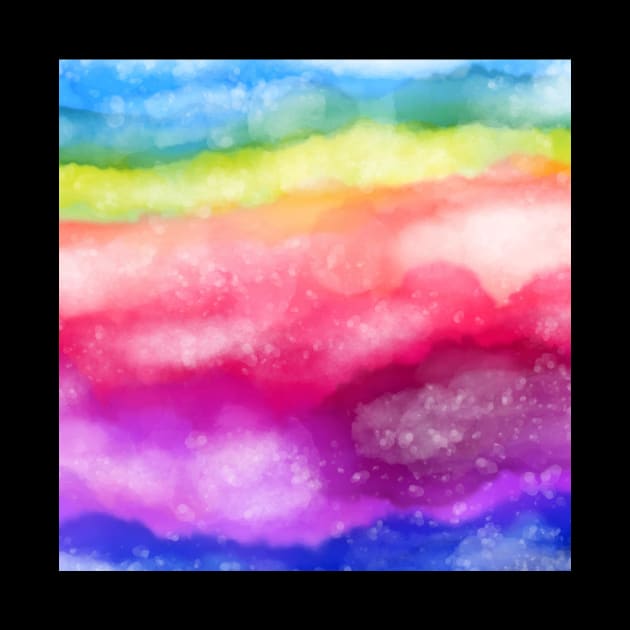 Tie Dye Colorful Design by aquariart