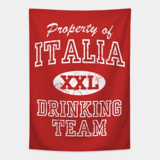 Property Of Italia Drinking Team Italy Italian Tapestry