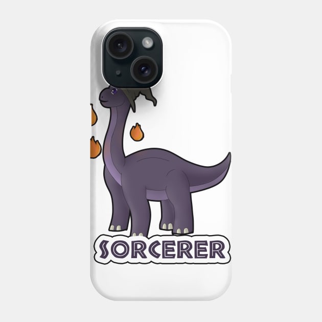 Dungeons and Dinos RPG - SORCERER Phone Case by RickSoleni