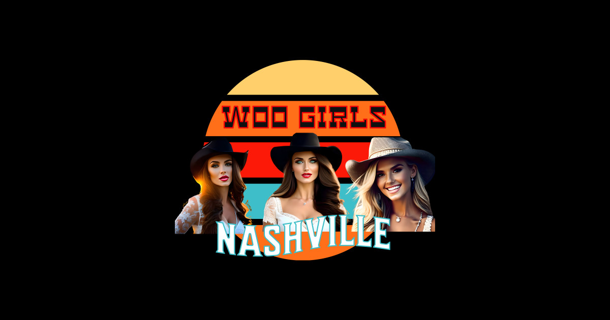 Woo Girls Nashville Nashville Sticker TeePublic