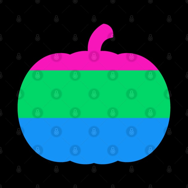 Halloween Pumpkin LGBT Flag Polysexual by aaallsmiles