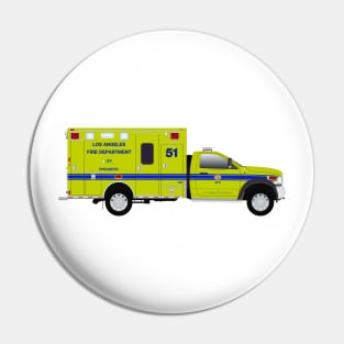 Los Angeles Fire Department LAX Ambulance Pin