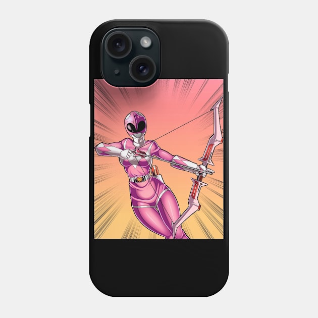 pink ranger Phone Case by fancy ghost