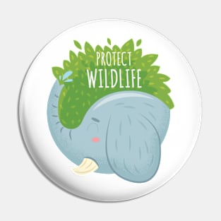 Protect Wildlife Pin