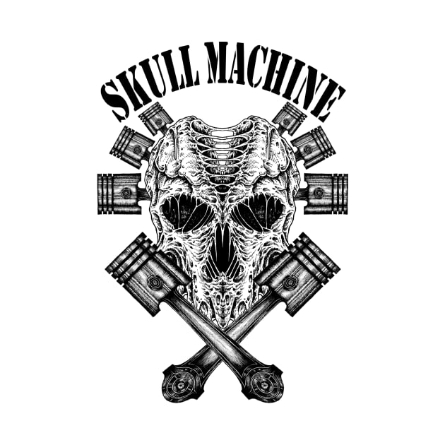 Skull Machine by HornArt