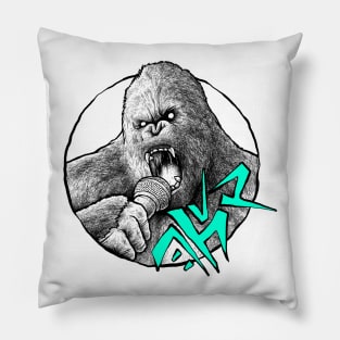 Gorilla: King of Rock Pillow