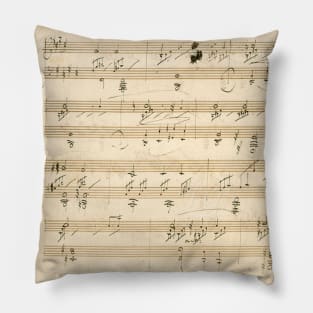 Beethoven | Moonlight Sonata | Original manuscript score Pillow