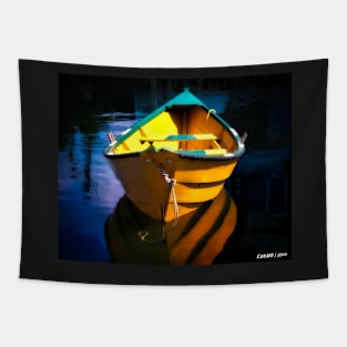 Dory in Calm Water Tapestry