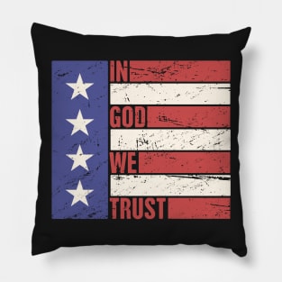 In God We Trust - Proud American Christian Pillow