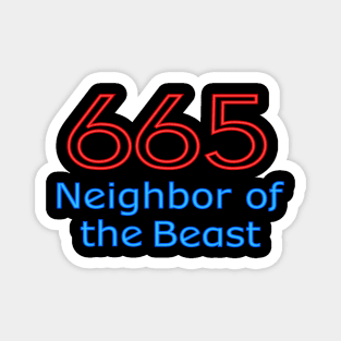 665 Neighbor of the Beast Magnet