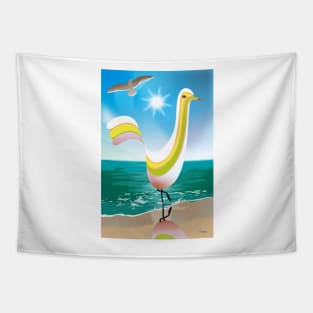 Summer Shore Bird Tapestry