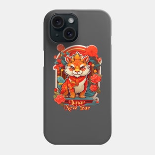 Lunar Chinese New year illustration Phone Case