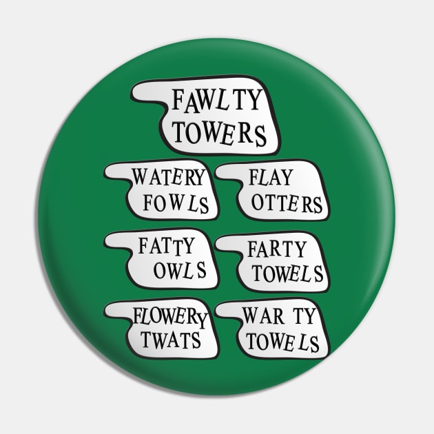 Watery Fowls, Flay Otters, Fatty Owls, Farty Towels, Warty Towels Pin by Meta Cortex