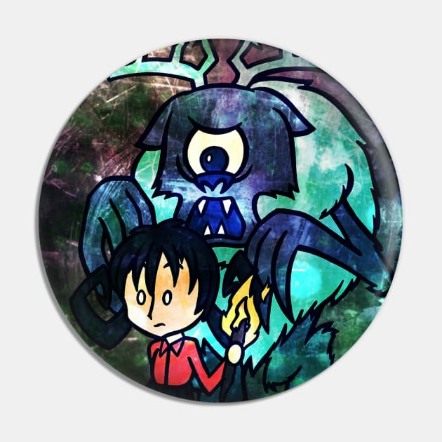 Don't Starve Willow and Deerclops Pin by ScribbleSketchScoo