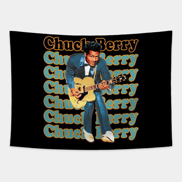 Berry's Guitar Heroics on a Cool Shirt Tapestry by MilanVerheij Bike