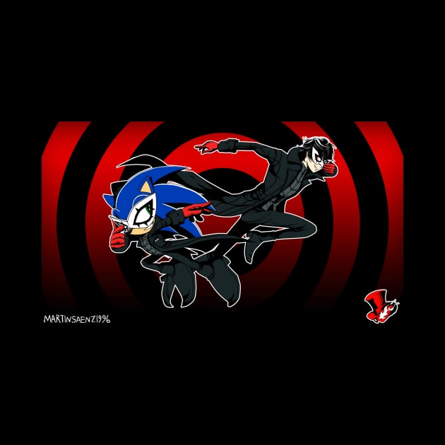 Sonic X Persona by martinsaenz96