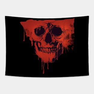 Halloween Spooky Scary Skull Tapestry